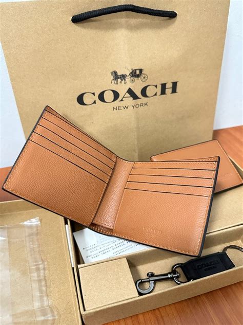 coach men wallet gift set.